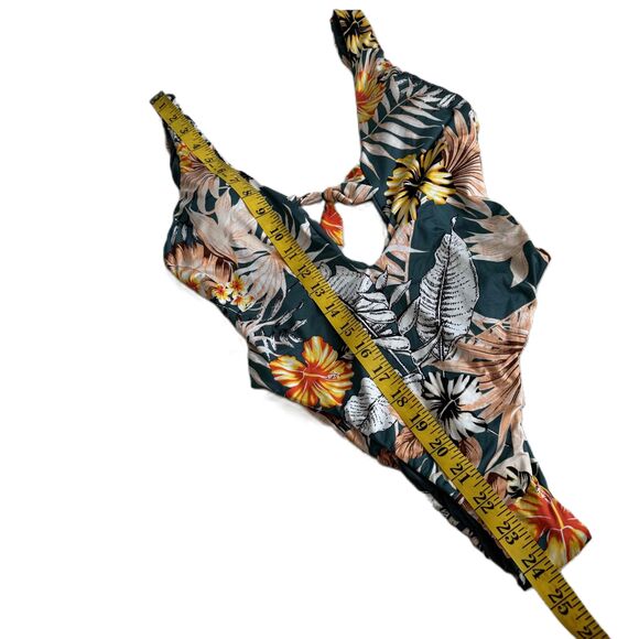 Bikini Lab One Piece Swimsuit XS X Small Tropical Print Floral Pattern - Picture 5 of 5